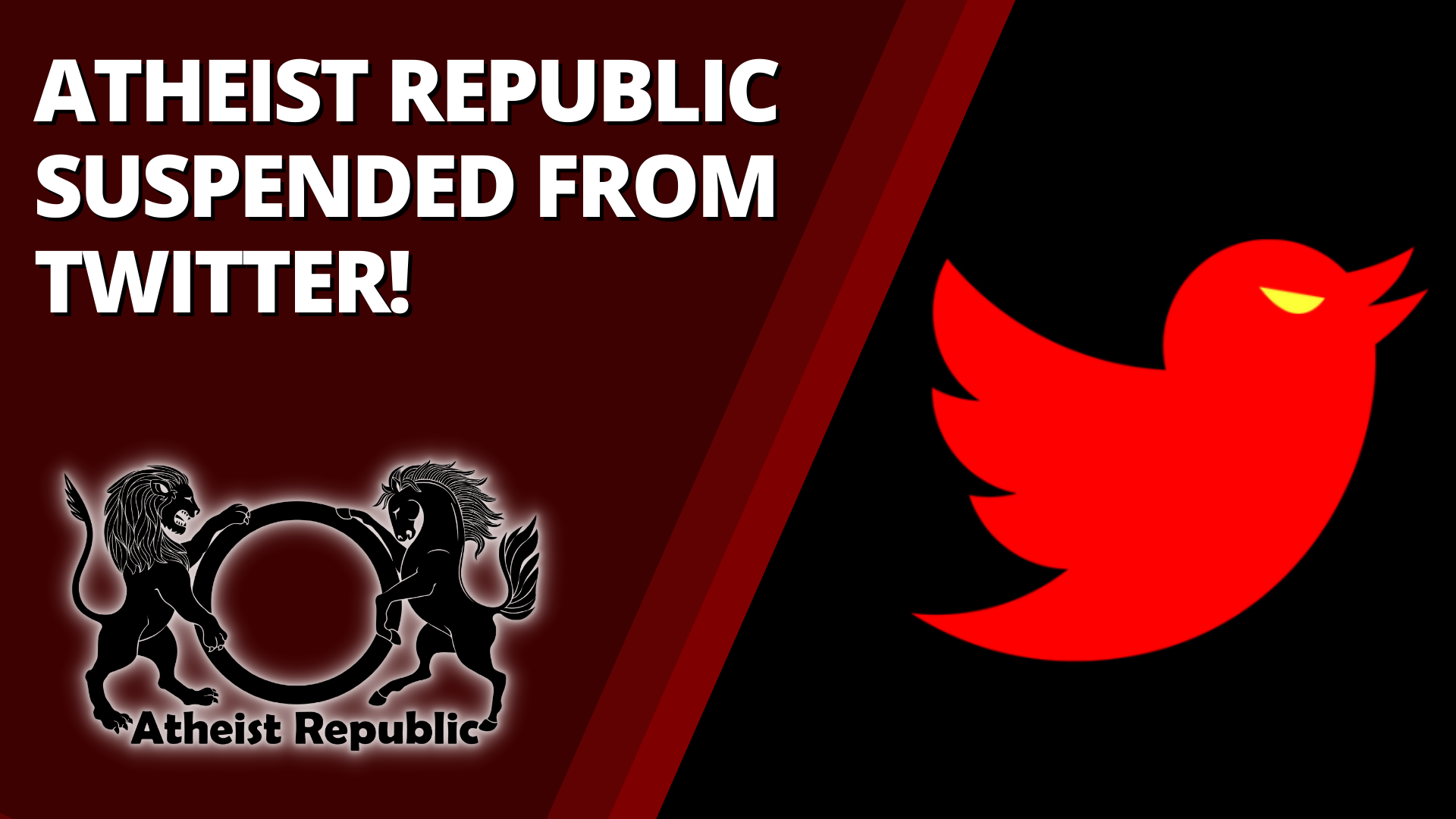Atheist Republic Suspended From Twitter!